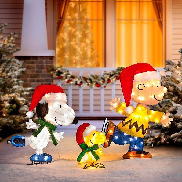 Peanuts Outdoor Christmas Decorations
 11 best snoopy and xmas images on Pinterest