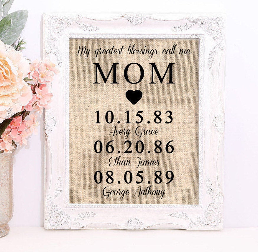 Personalized Mother's Day Gifts
 Personalized Gift for MOM Mother s Day Gift Gift for