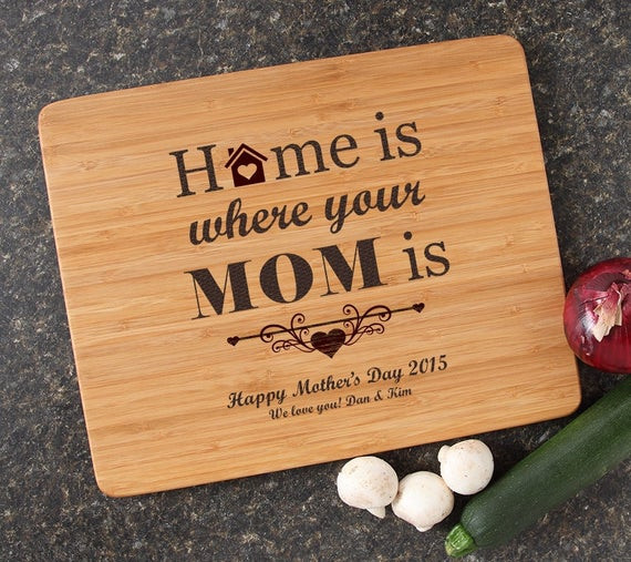 Personalized Mother's Day Gifts
 Mother s Day Personalized Cutting Board Mom Mother s