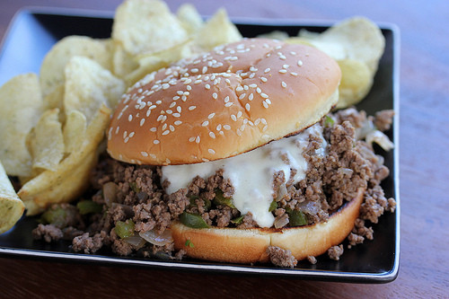 Philly Cheese Sloppy Joes
 Philly Cheese Steak Sloppy Joes Recipe