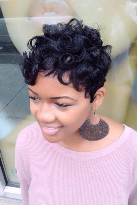 Pin Curl Hairstyles For Black Hair
 short hair pin curl perms 1 Short Hairstyles 2019
