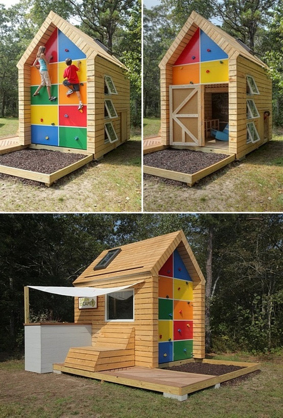 Play House For Kids Outdoor
 Childrens outdoor playhouse plans free Plans DIY How to