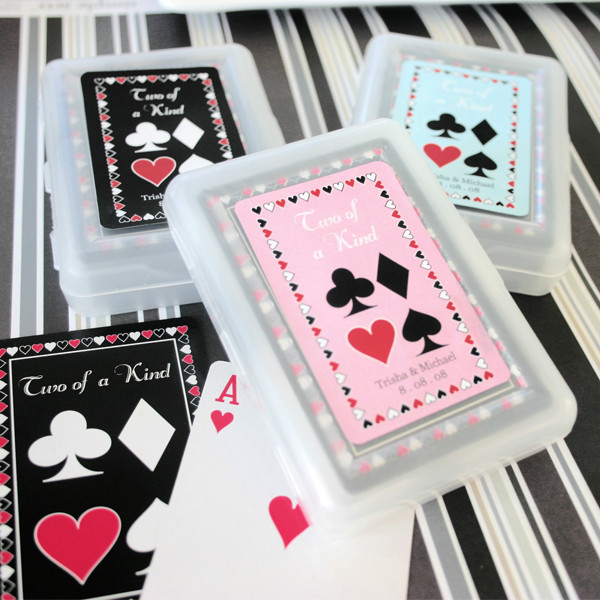 Playing Cards Wedding Favors
 "Two of a Kind" Playing Cards Wedding Favors