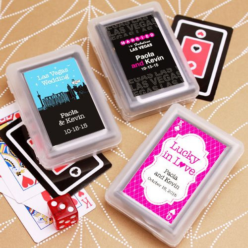 Playing Cards Wedding Favors
 Personalized playing cards for weddings It s a wedding