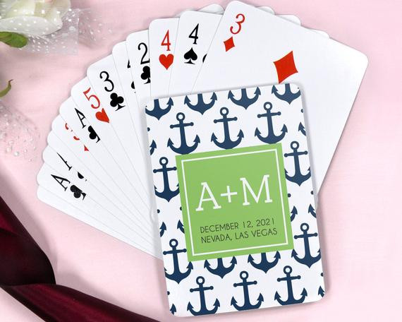 Playing Cards Wedding Favors
 Unqiue wedding playing cards favors by WeddingPrinterStudio
