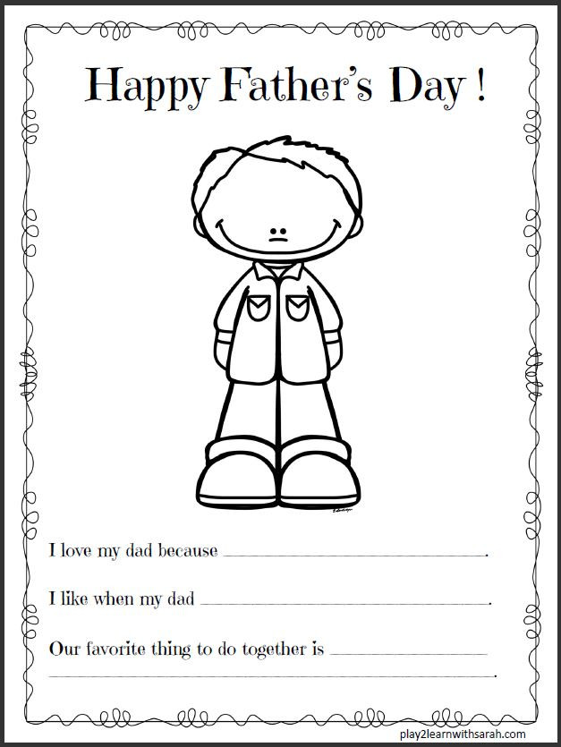 Printable Fathers Day Craft
 12 1 Father s Day Craft Ideas Life Love and Thyme