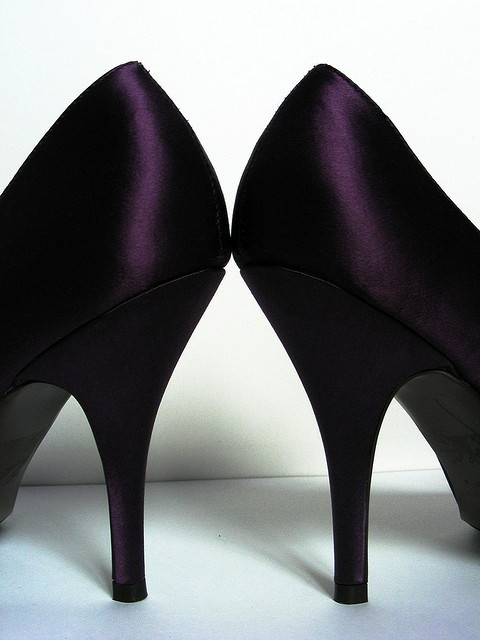 Purple Satin Wedding Shoes
 17 best Purple Wedding Shoes images on Pinterest
