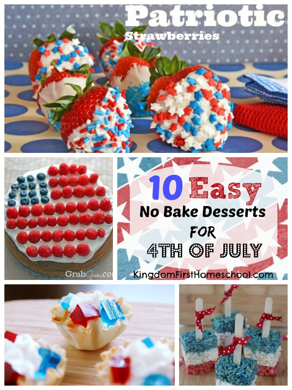Quick 4Th Of July Desserts
 10 Easy No Bake Desserts for 4th of July