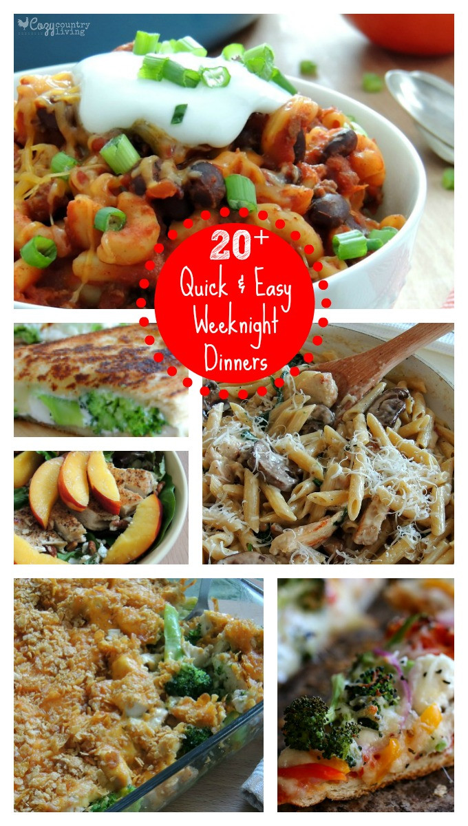 Quick And Easy Weeknight Dinners
 20 Quick & Easy Weeknight Dinners