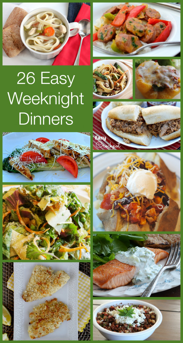 Quick And Easy Weeknight Dinners
 EASY Weeknight Dinners