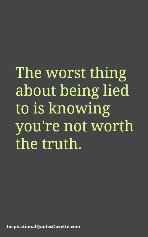 Quotes About Trust In Relationship
 Best 25 Quotes on lies ideas on Pinterest