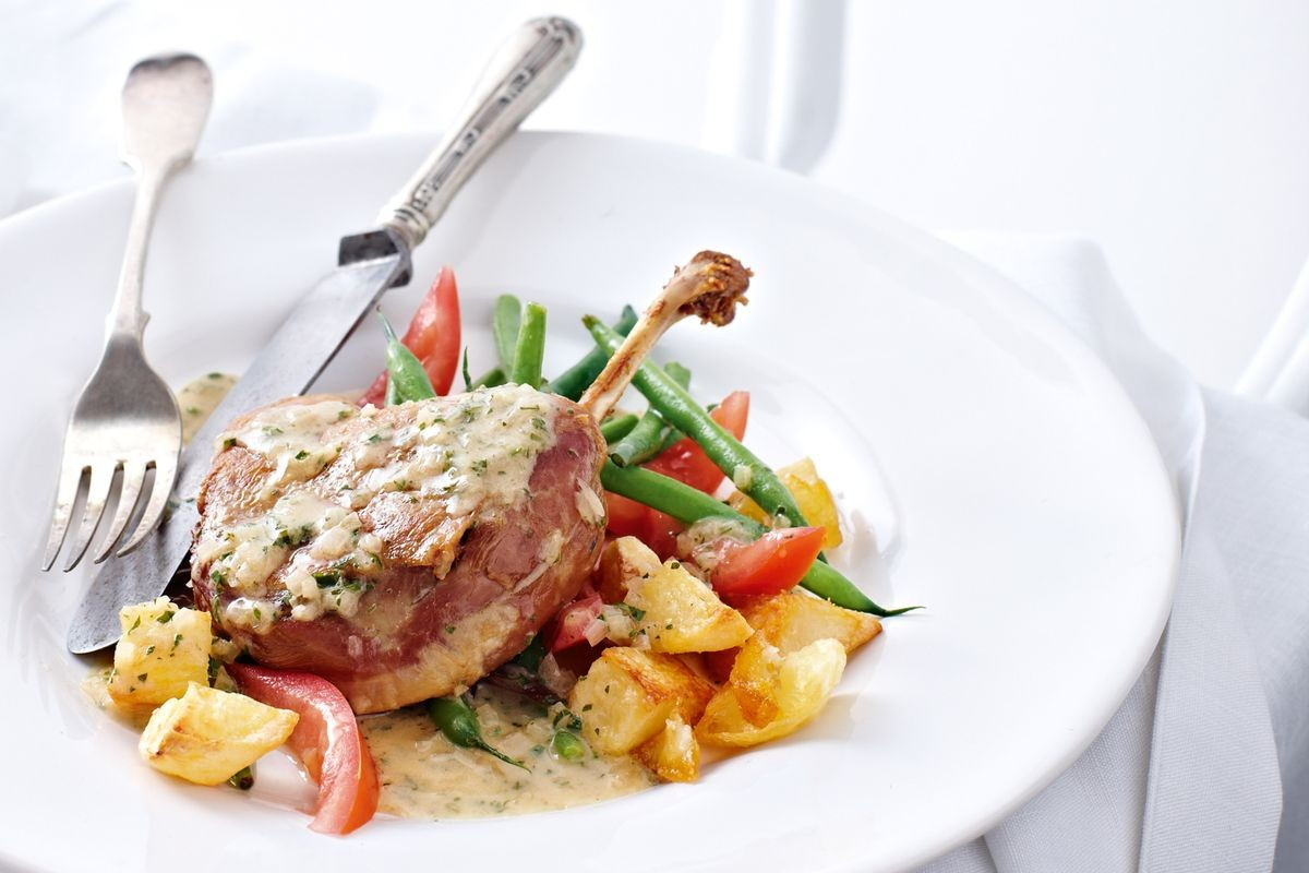 Recipes For Duck Confit
 French duck confit with French dressing Recipes