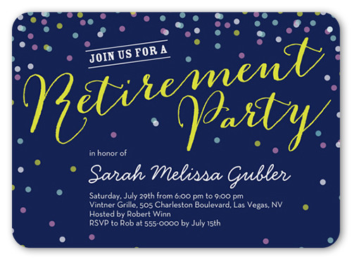 Retirement Party Invitation Ideas
 Retirement Invitation Wording Template and Guidelines