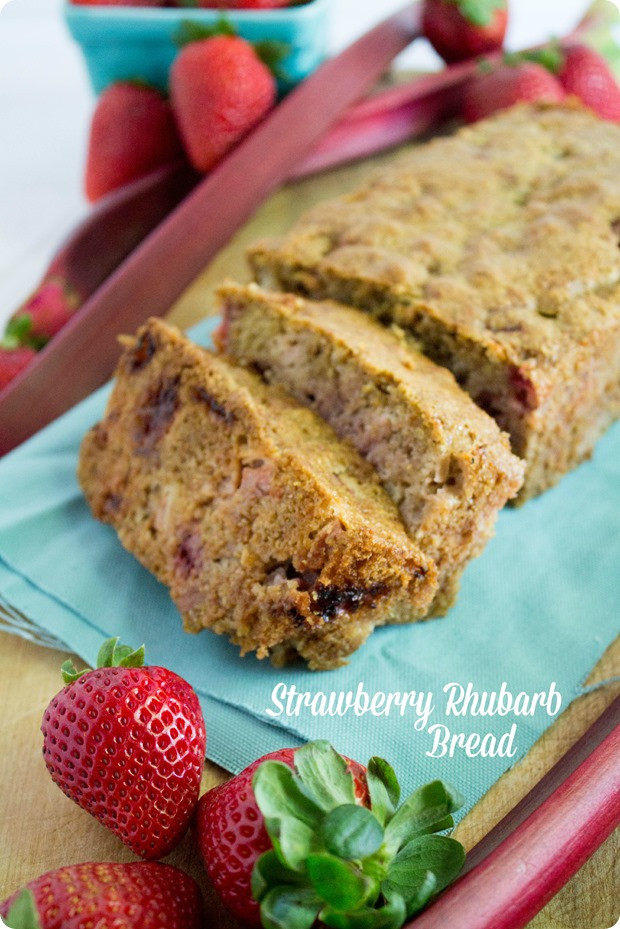 Rhubarb Bread Recipes
 Healthy Strawberry Rhubarb Bread Recipe fANNEtastic food