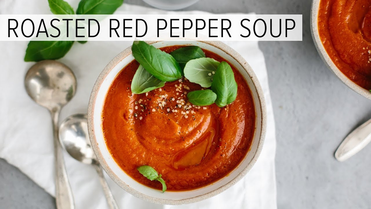 Roasted Red Pepper Tomato Soup
 ROASTED RED PEPPER TOMATO SOUP