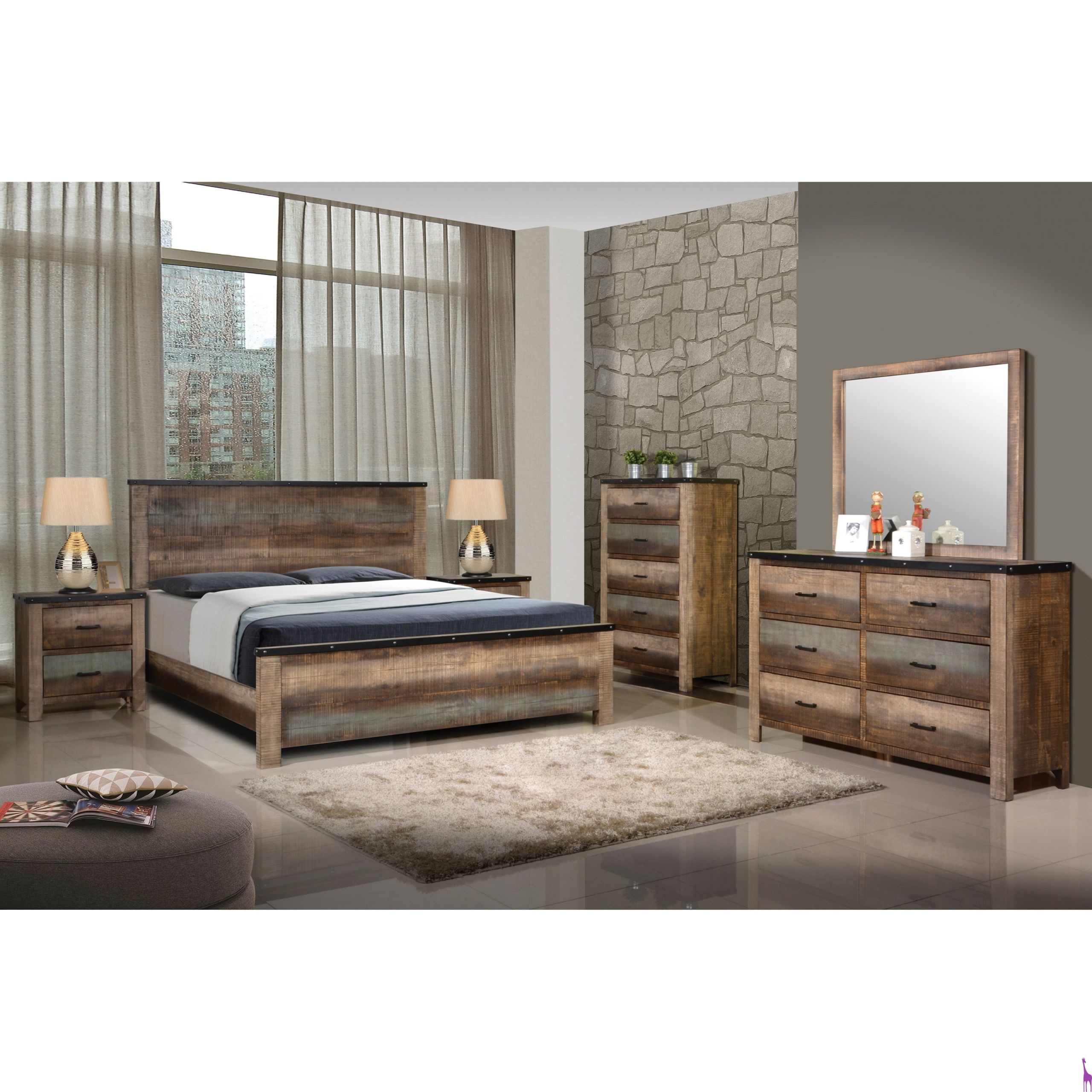Rustic Bedroom Furniture Sets
 Sembene bedroom Coaster
