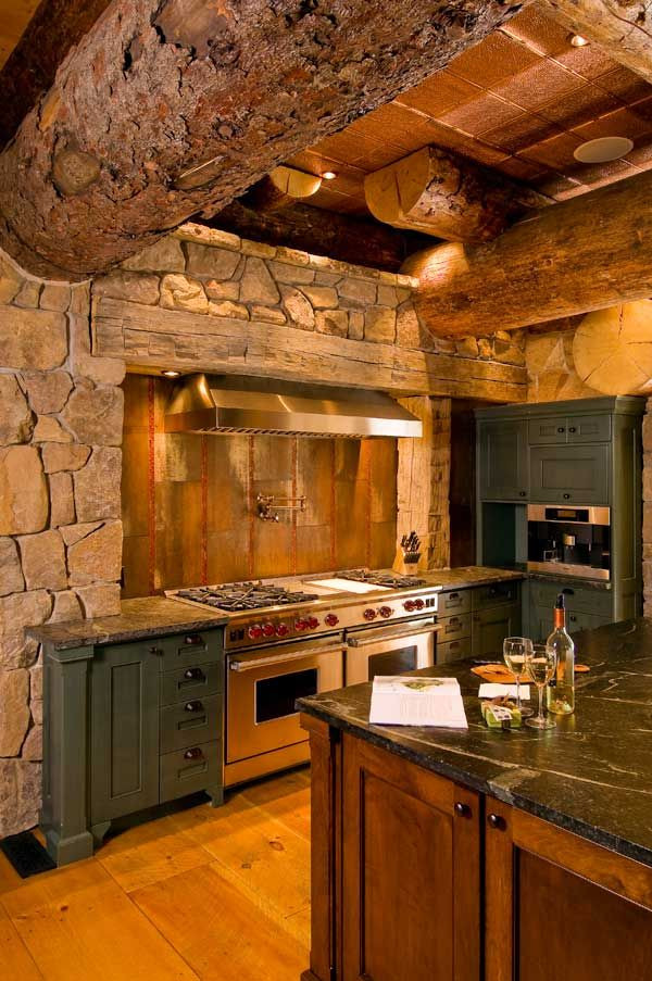 Rustic Log Cabin Kitchens
 10 Best images about Rustic Kitchens on Pinterest