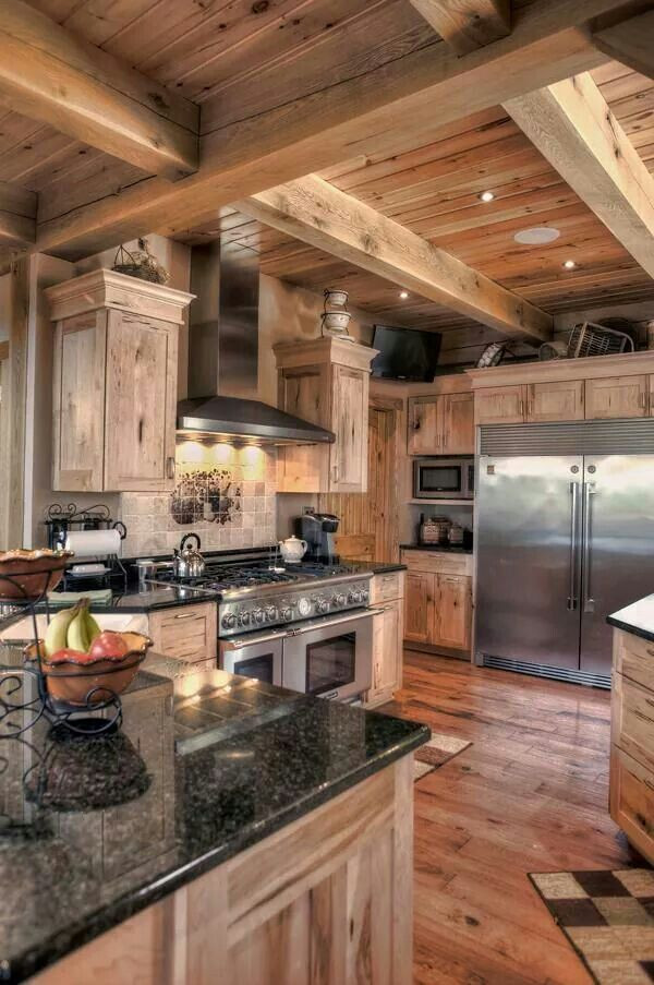 Rustic Log Cabin Kitchens
 2113 best images about Rustic Decor on Pinterest