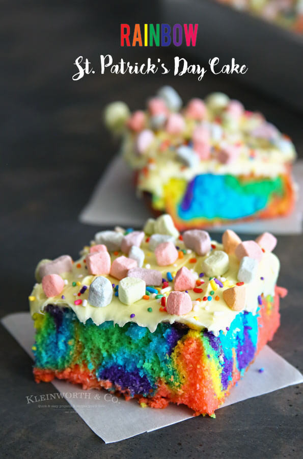 Saint Patrick's Day Food
 25 Super Easy Recipes for Whipping up Rainbow Cakes and