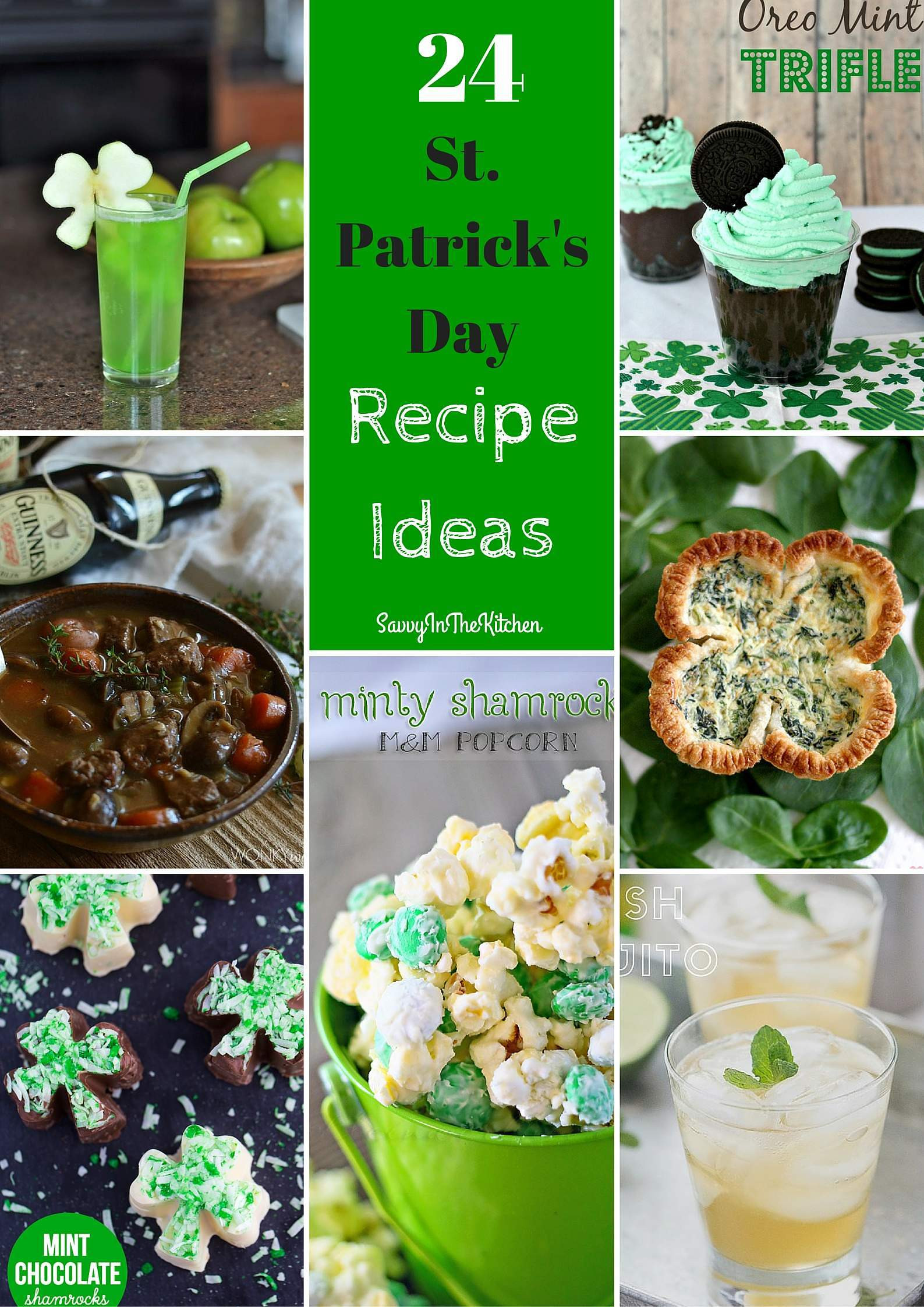 Saint Patrick's Day Food
 24 St Patrick s Day Recipe Ideas Savvy In The Kitchen