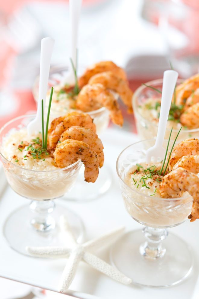 Seafood Appetizer Ideas
 Mini Shrimp and Grits Recipe
