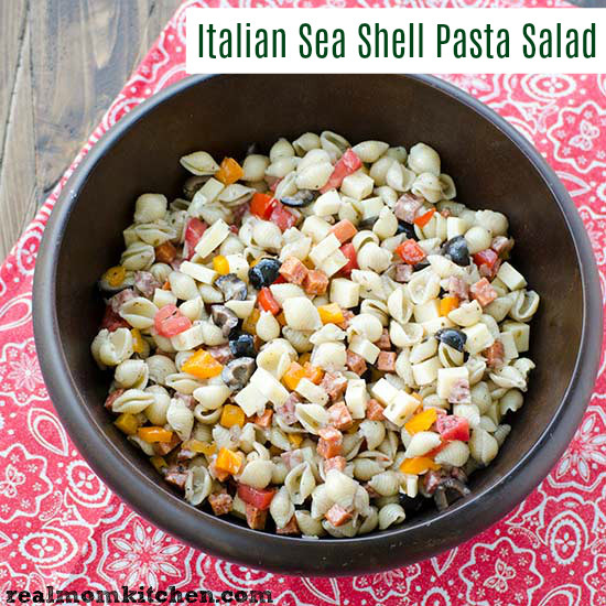 Seashell Pasta Salad
 Italian Sea Shell Pasta Salad