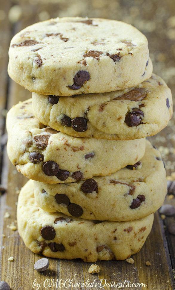 Shortbread Chocolate Chip Cookies
 Chocolate Chip Shortbread Cookies with Peanut Butter
