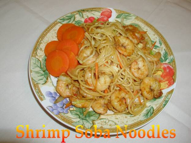 Shrimp Soba Noodles
 Menu