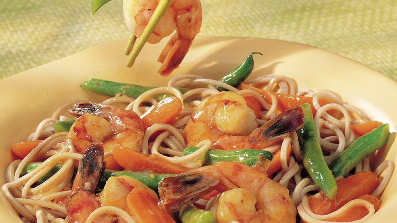 Shrimp Soba Noodles
 Japanese Shrimp and Soba Noodles Recipe BettyCrocker