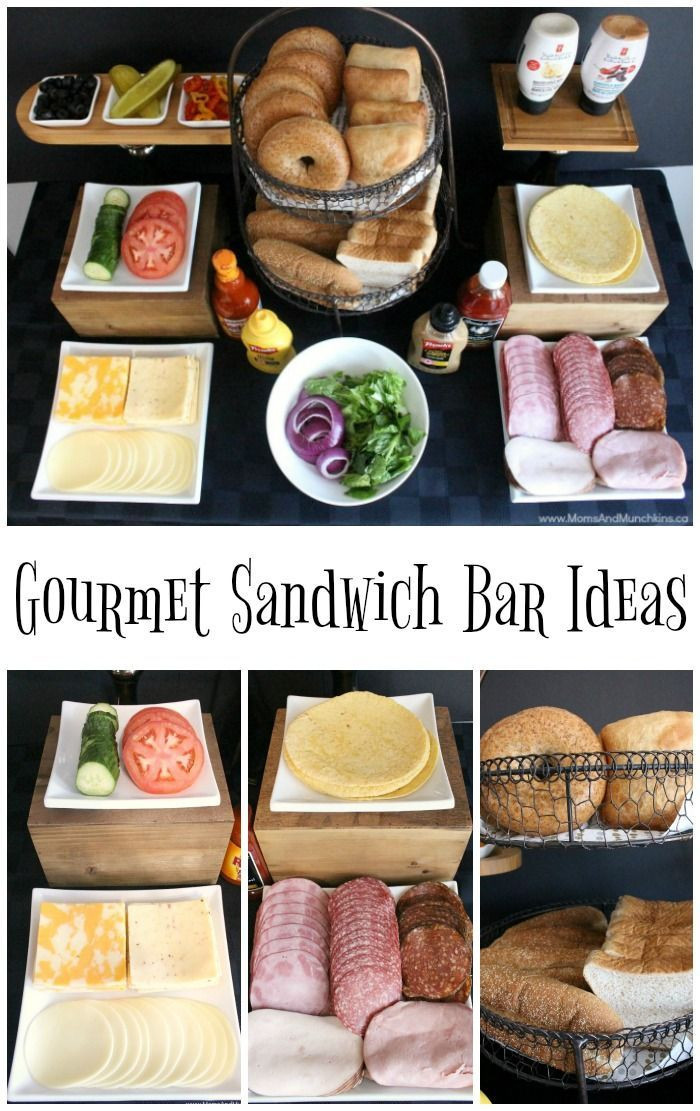 Side Dishes For Sandwich Buffet
 Gourmet Sandwich Bar Ideas Brunch