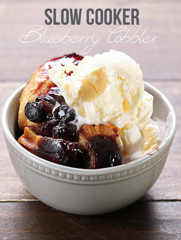 Slow Cooker Berry Cobbler
 Enjoy This Delectable Slow Cooked Blueberry Cobbler