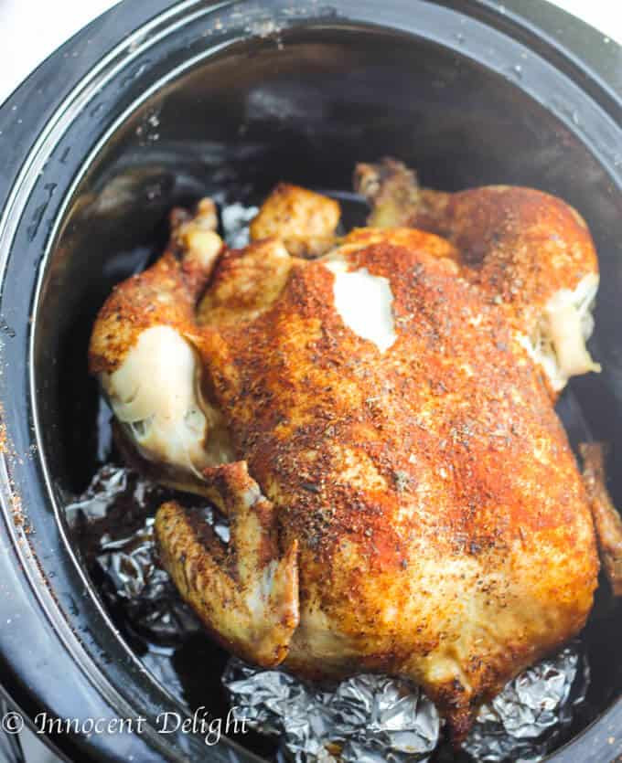 Slow Cooker Roasted Chicken
 Slow Cooker Whole Roasted Chicken