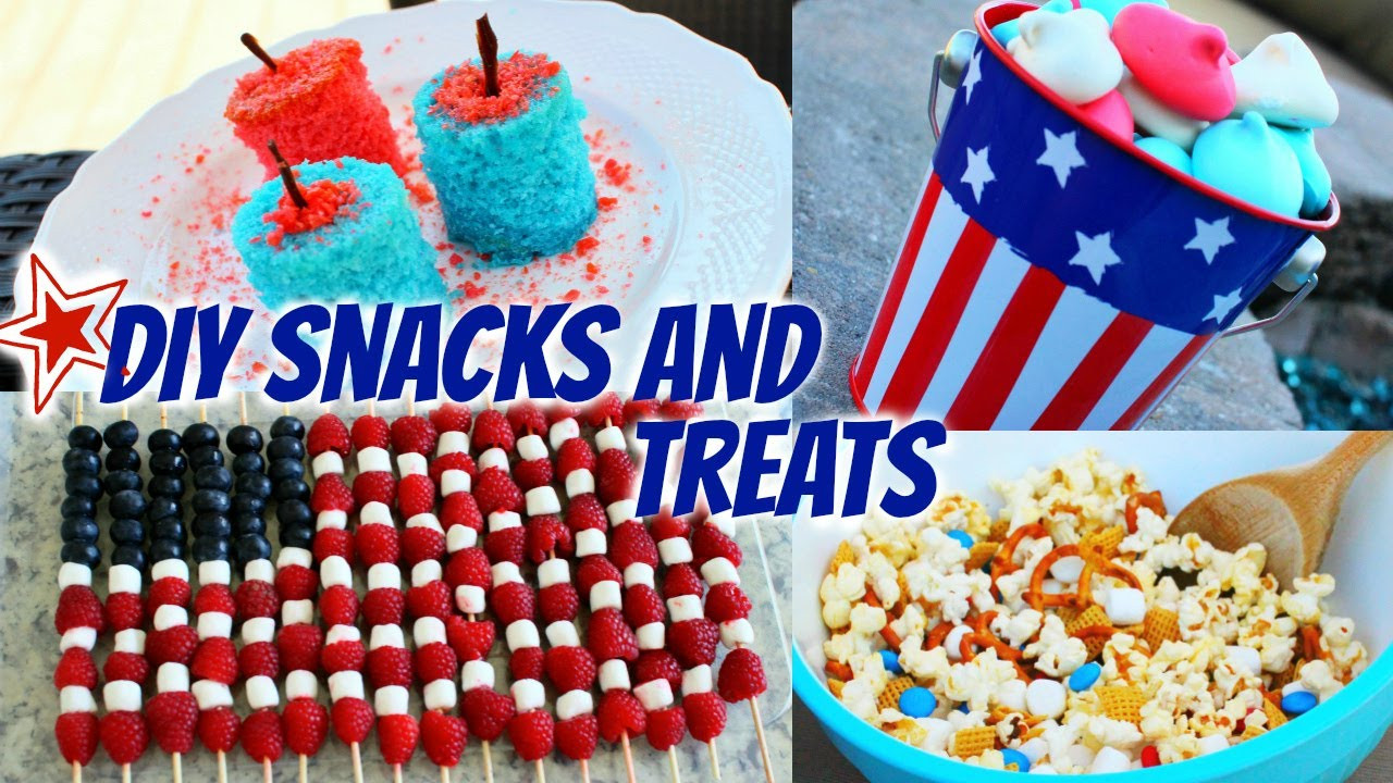 Snacks For 4th Of July Party
 DIY Fourth of July Snacks & Treats