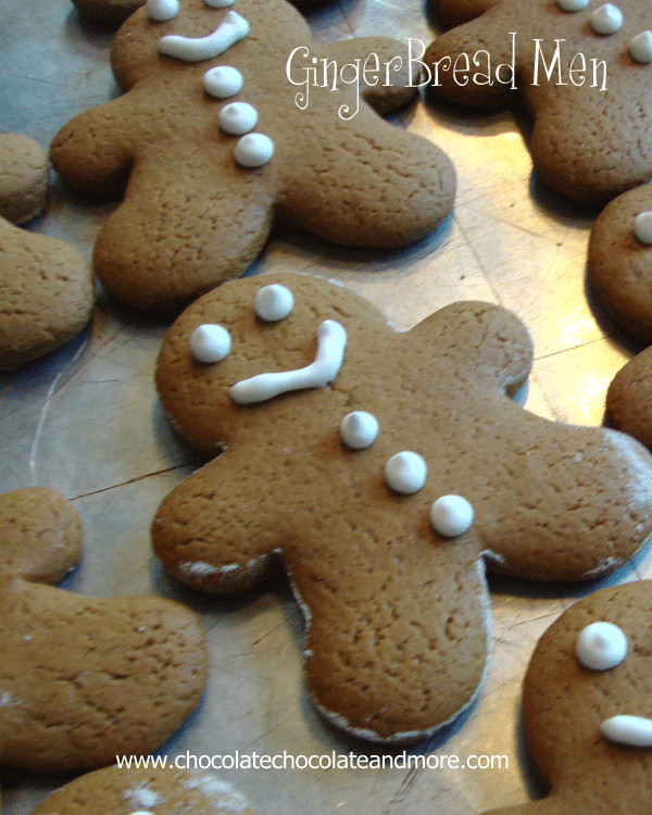 Soft Gingerbread Man Cookies Recipe
 Gingerbread Men Cookies Chocolate Chocolate and More