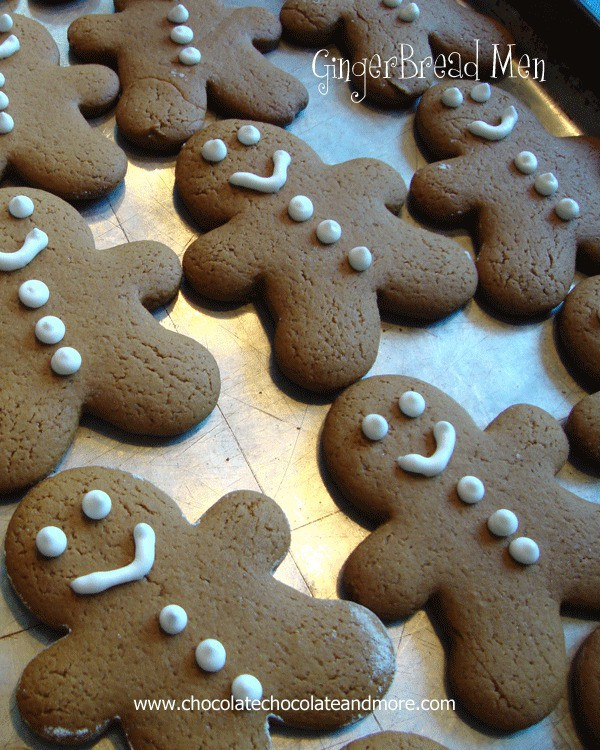 Soft Gingerbread Man Cookies Recipe
 Gingerbread Men Cookies Chocolate Chocolate and More