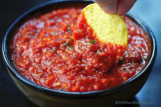 Spicy Salsa Recipe
 Spicy Roasted Tomato Chipotle Salsa Recipe