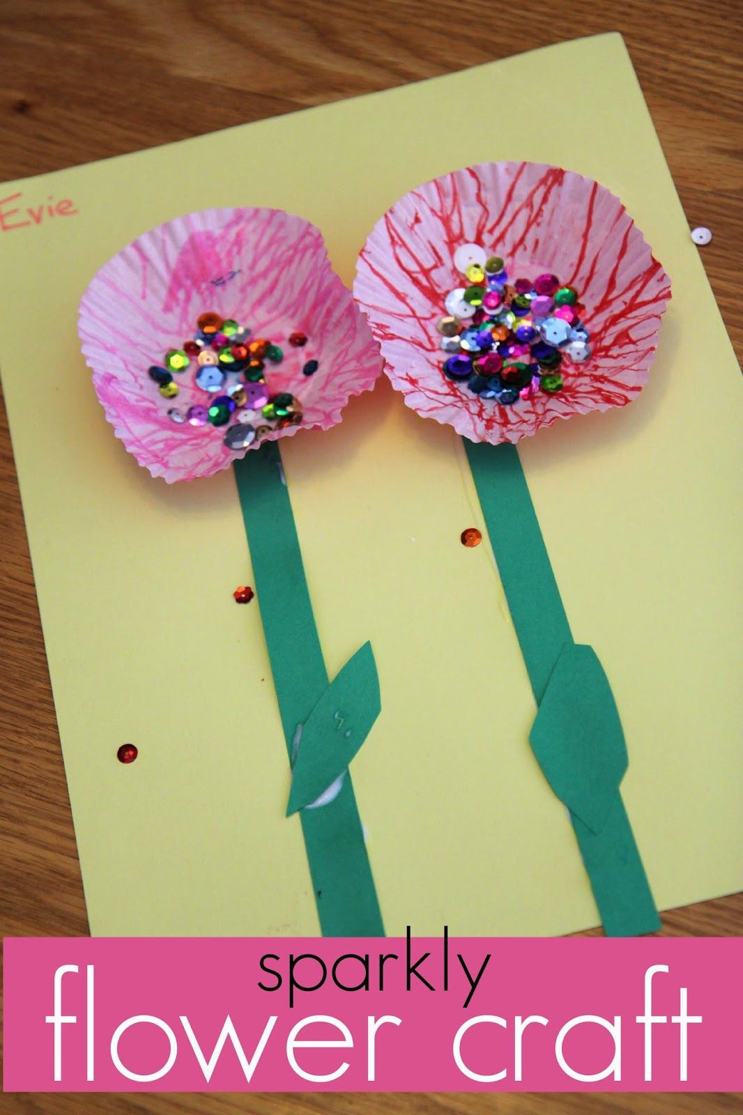 Spring Art And Craft Activities For Toddlers
 sweet sparkly flower craft for kids read learn create
