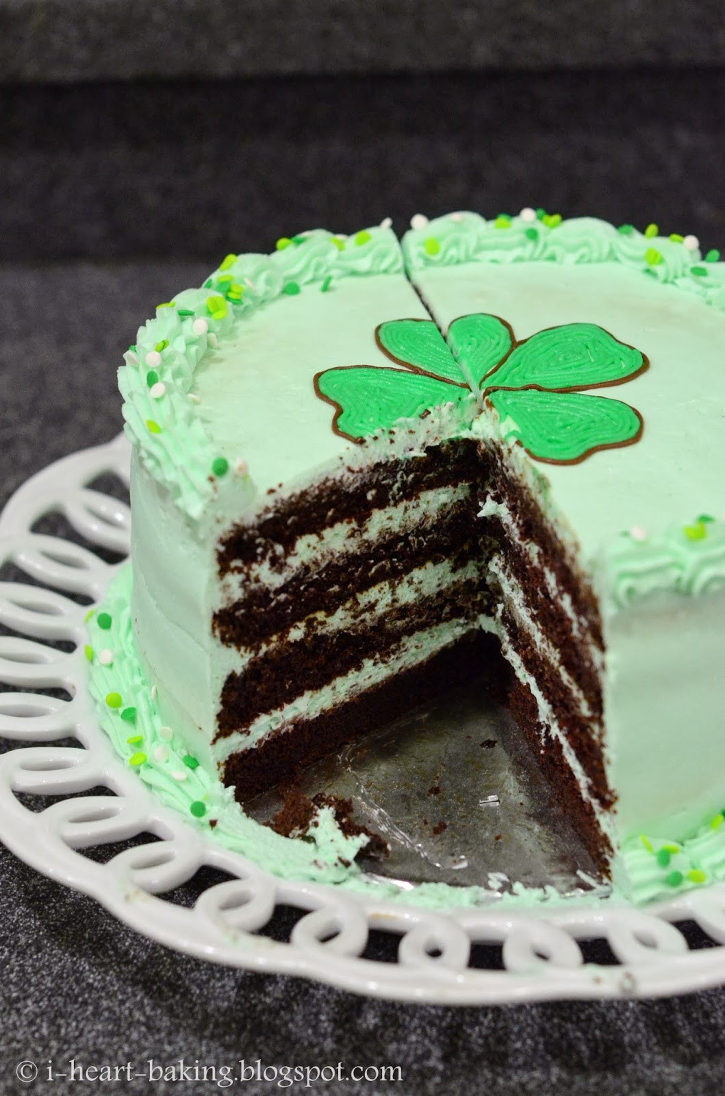St Patrick'S Day Birthday Cake
 i heart baking chocolate mint layer cake for st patrick