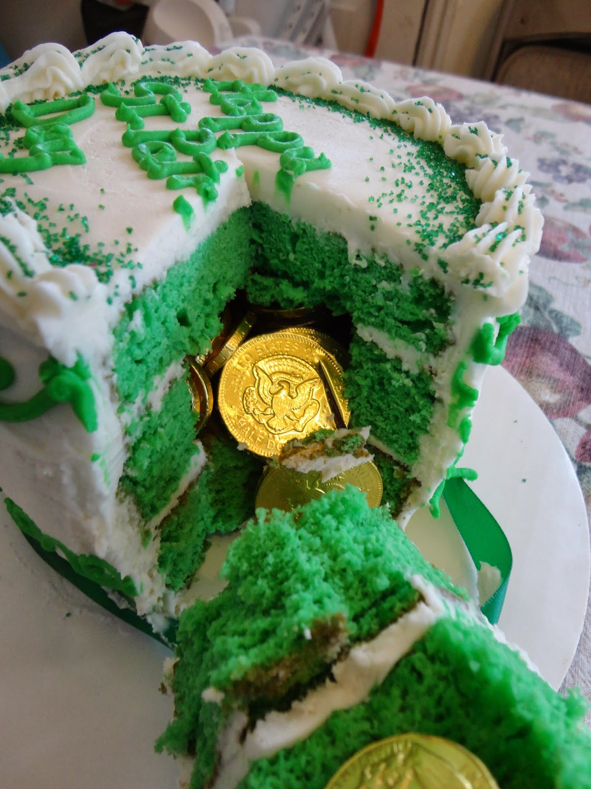 St Patrick'S Day Birthday Cake
 The Adventures of J and K St Patrick s Day Cake with