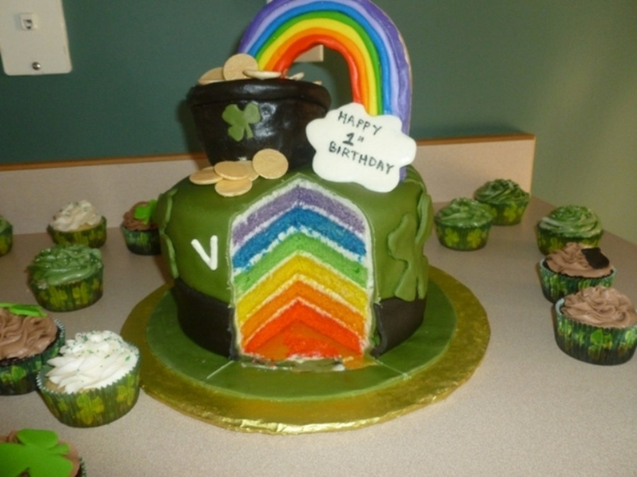 St Patrick'S Day Birthday Cake
 St Patricks Day 1St Birthday Cake CakeCentral
