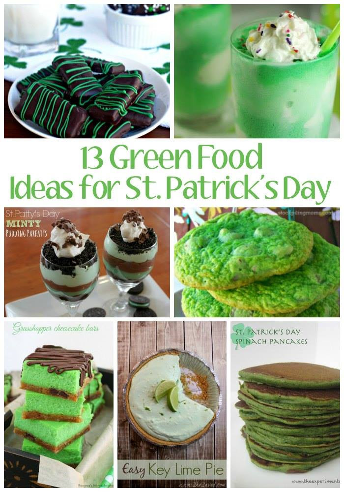 St. Patrick's Day Food Ideas
 13 Easy Green Recipes For St Patrick s Day Foods