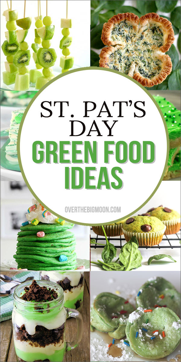 St. Patrick's Day Food Ideas
 St Patrick s Day Green Food Ideas Over the Big Moon