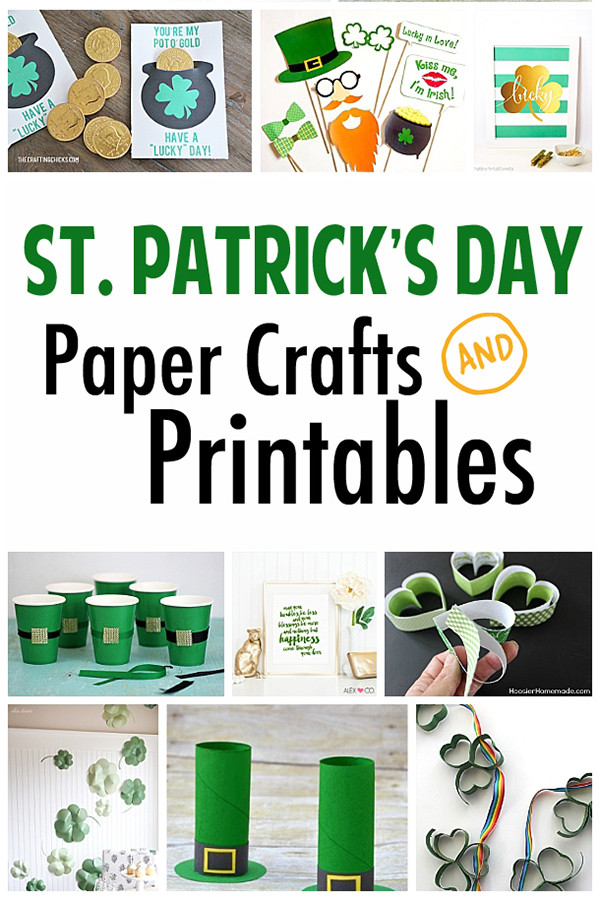 St Patrick's Day Paper Crafts
 St Patrick s Day Paper Crafts and Printables landeelu