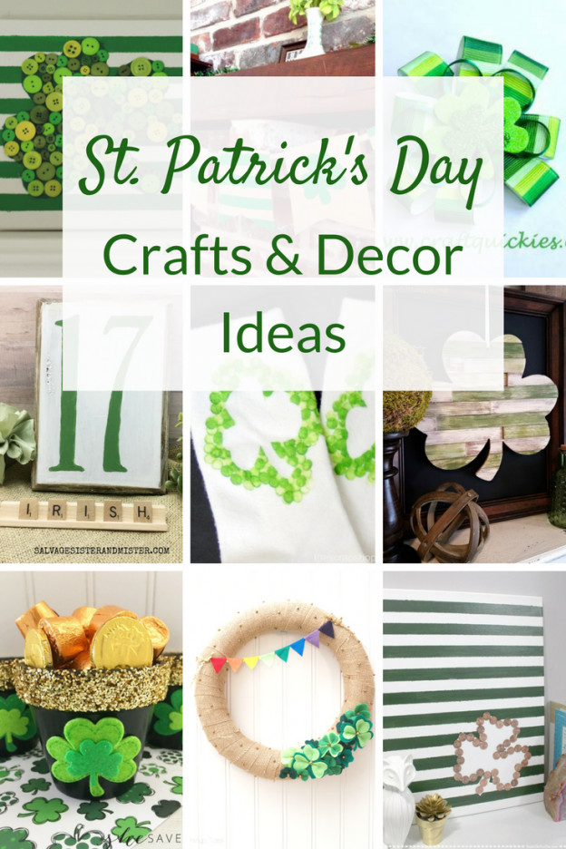 St Patrick's Day Paper Crafts
 St Patrick s Day Crafts two purple couches