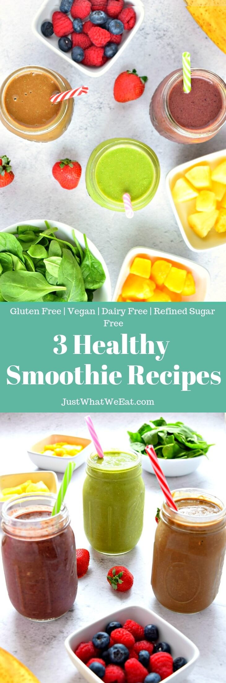 Sugar Free Smoothie Recipes
 3 Healthy Smoothie Recipes Gluten Free Vegan Refined