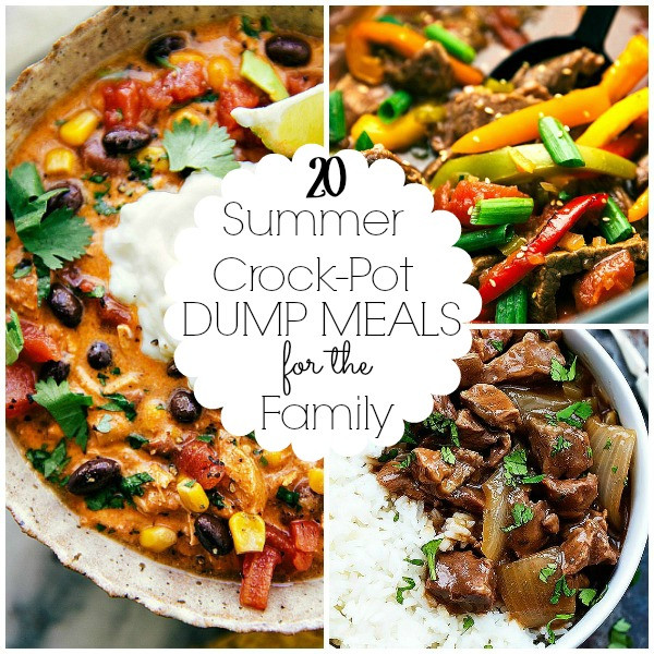 Summer Crock Pot Dinners
 Summer Crockpot Dump Meals for the Family Home Made
