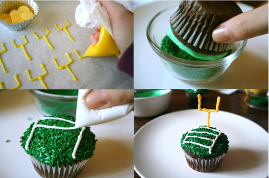 Super Bowl Cupcake Recipes
 Football Cupcakes Cupcake Fanatic