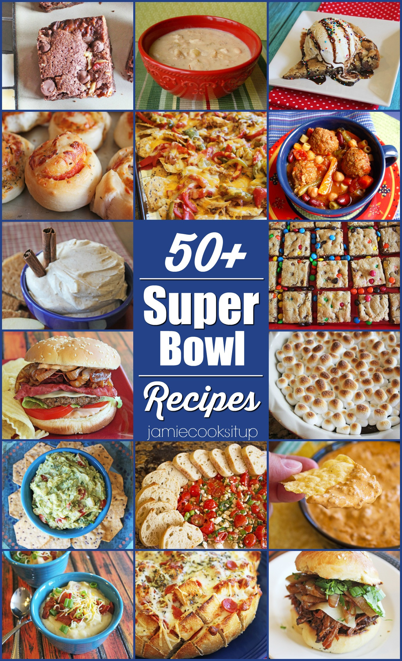 Super Bowl Recipes
 50 Super Bowl Recipes