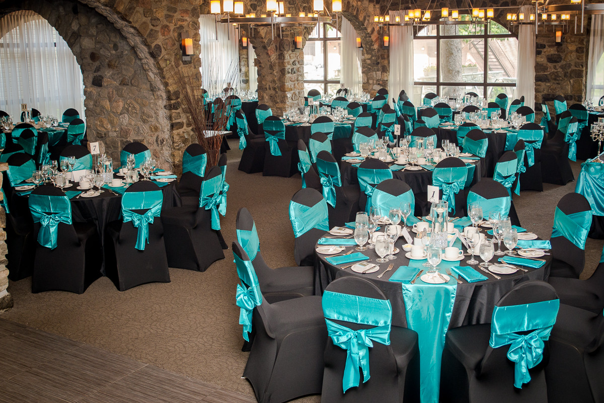 Teal Wedding Decorations
 Siting Wramples A Wedding of Every Color