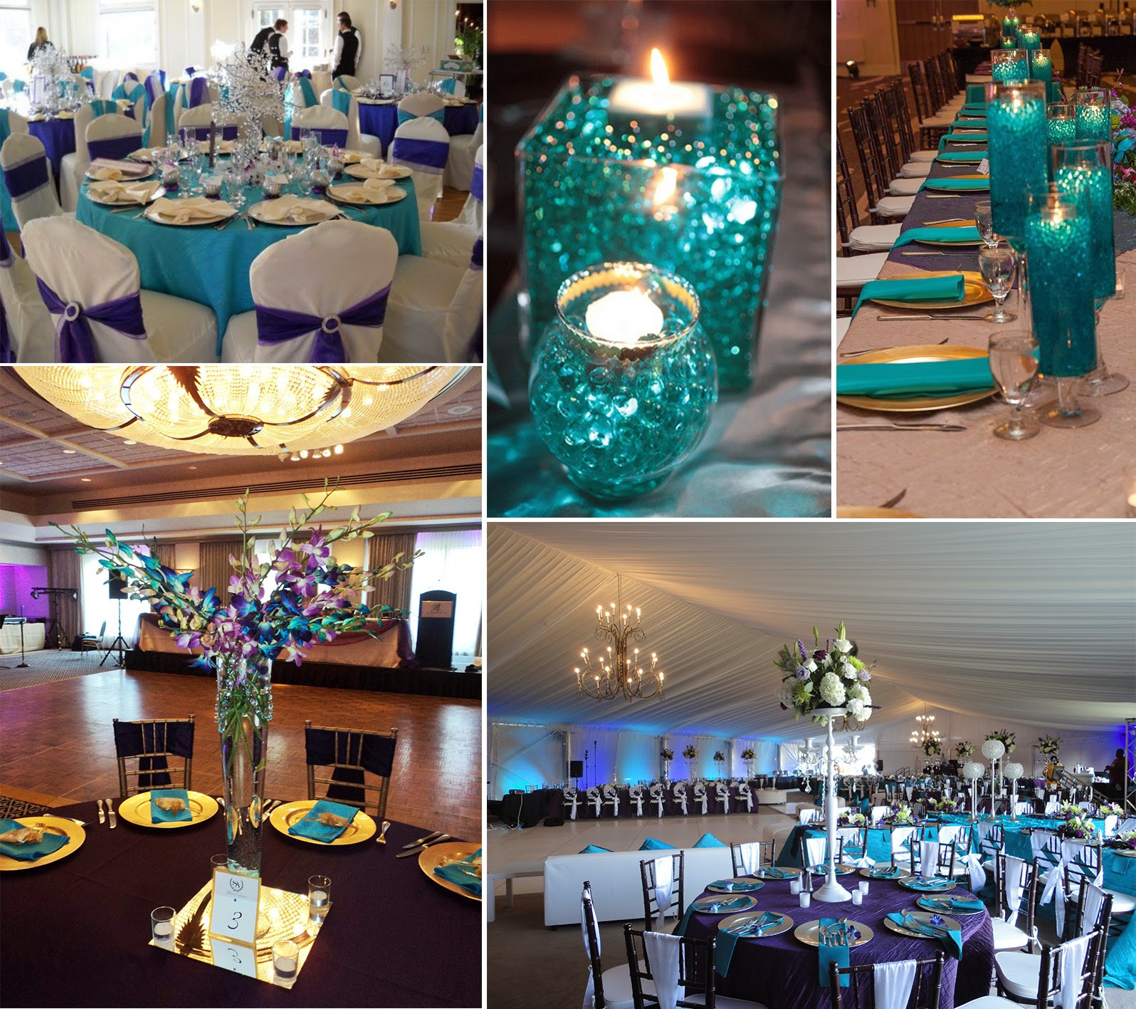 Teal Wedding Decorations
 prom dress Best ideas for purple and teal wedding